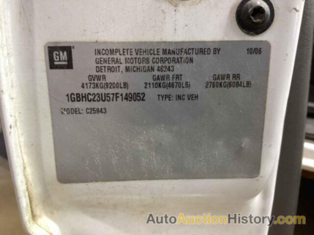 CHEVROLET SILVERADO C2500 HEAVY DUTY, 1GBHC23U57F149052