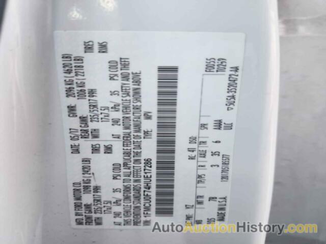 FORD ESCAPE S, 1FMCU0F74HUE17286