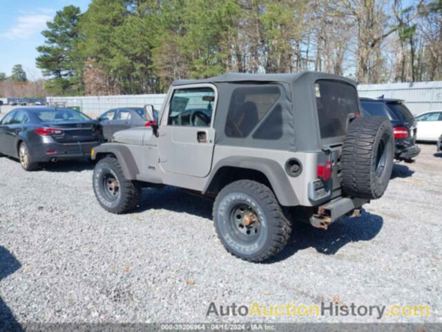 JEEP WRANGLER SPORT, 1J4FA49S61P323135