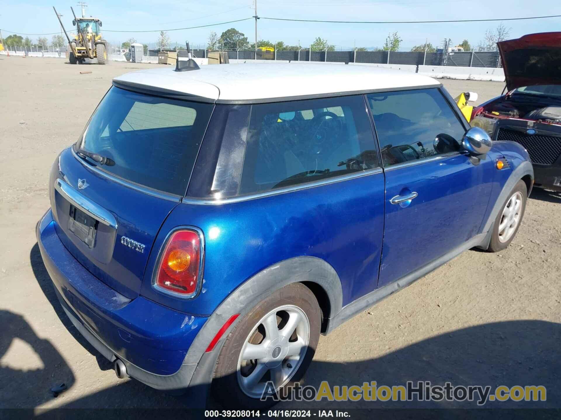 MINI COOPER, WMWMF33588TT60858