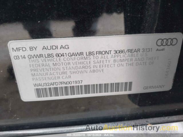 AUDI A8 L 4.0T, WAU32AFD7FN001937