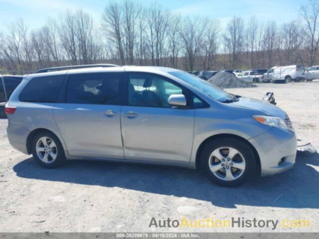 TOYOTA SIENNA LE 8 PASSENGER, 5TDKZ3DCXHS862462