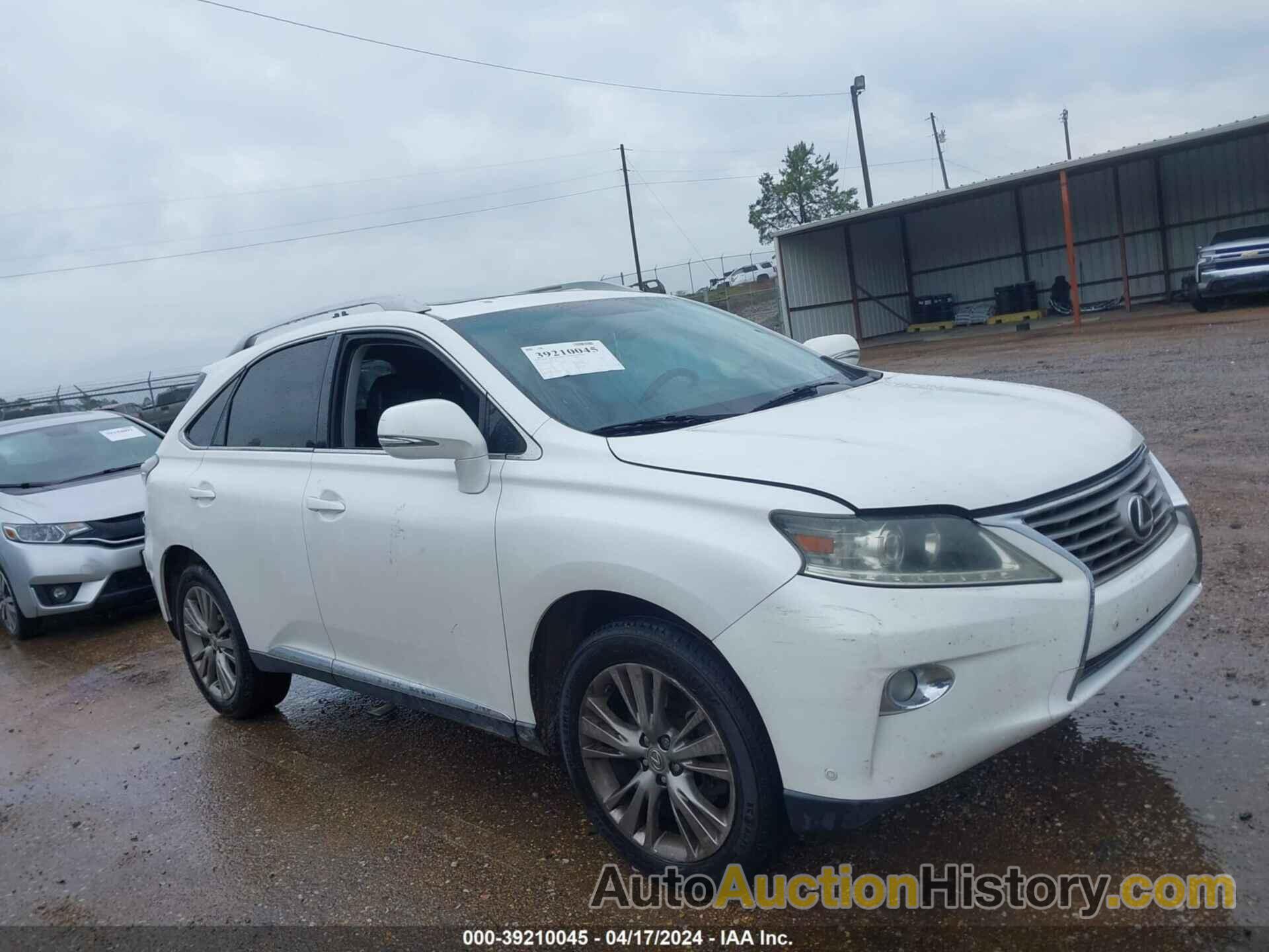 LEXUS RX 350, 2T2BK1BA4DC156578