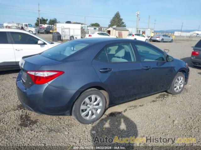 TOYOTA COROLLA LE, 2T1BURHE2GC484593