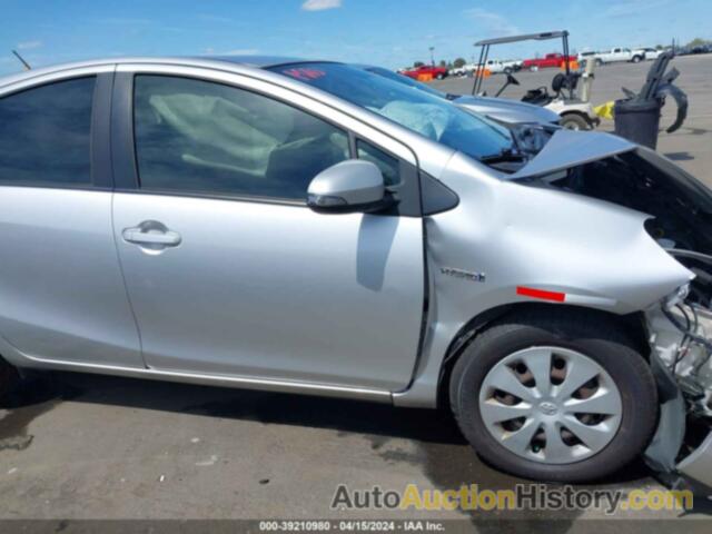 TOYOTA PRIUS C ONE, JTDKDTB30D1545329