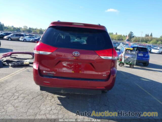 TOYOTA SIENNA XLE V6 8 PASSENGER, 5TDYK3DC6ES422412