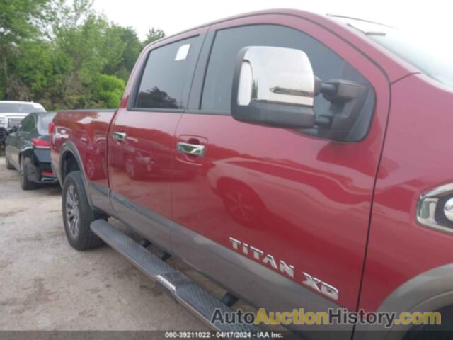 NISSAN TITAN XD PLATINUM RESERVE DIESEL, 1N6BA1F20GN505650