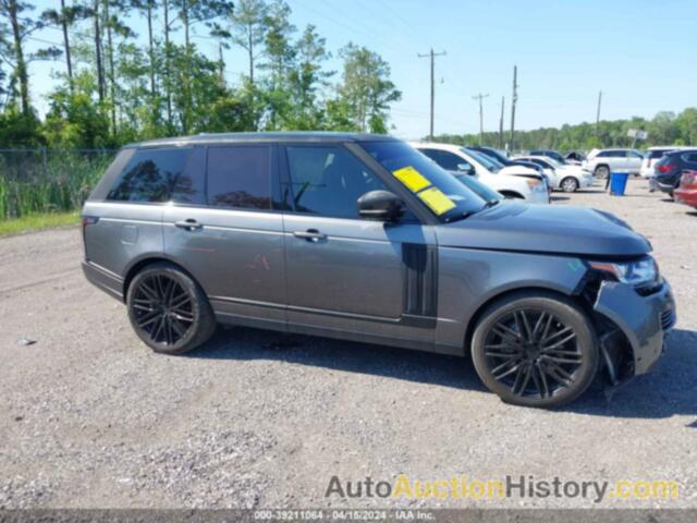 LAND ROVER RANGE ROVER 5.0L V8 SUPERCHARGED, SALGS2TF4FA242449