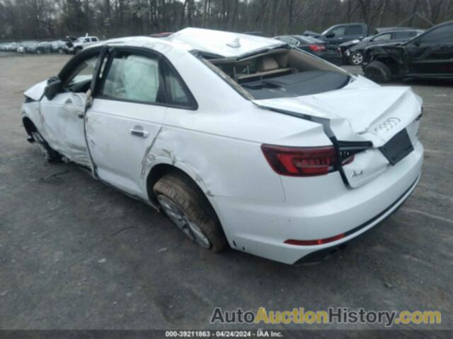 AUDI A4 2.0T PREMIUM/2.0T TECH PREMIUM, WAUDNAF45JA203879