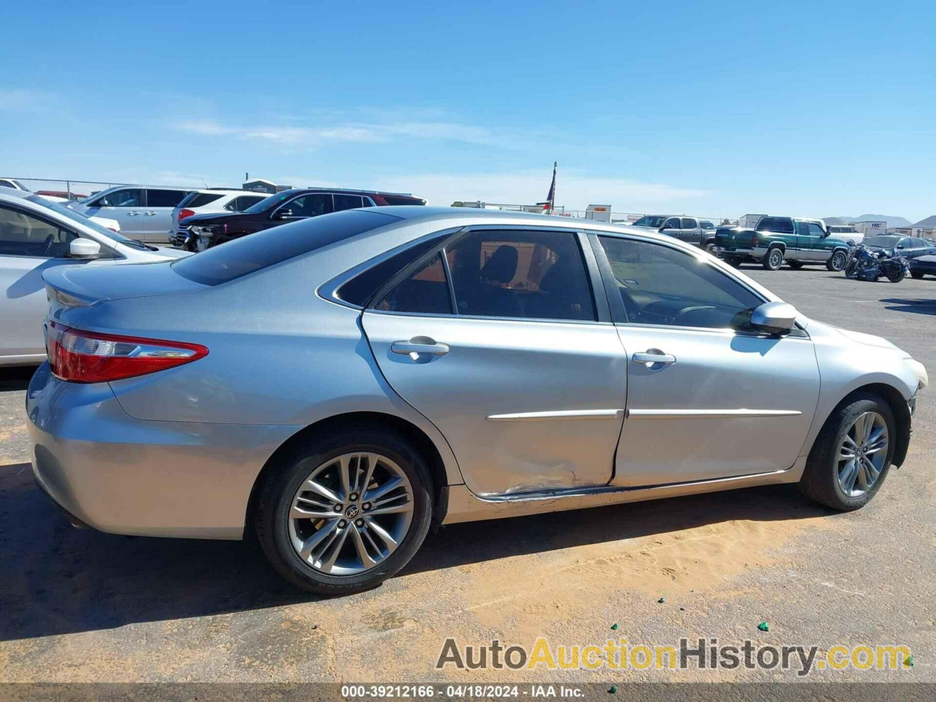 TOYOTA CAMRY SE, 4T1BF1FK6FU042563