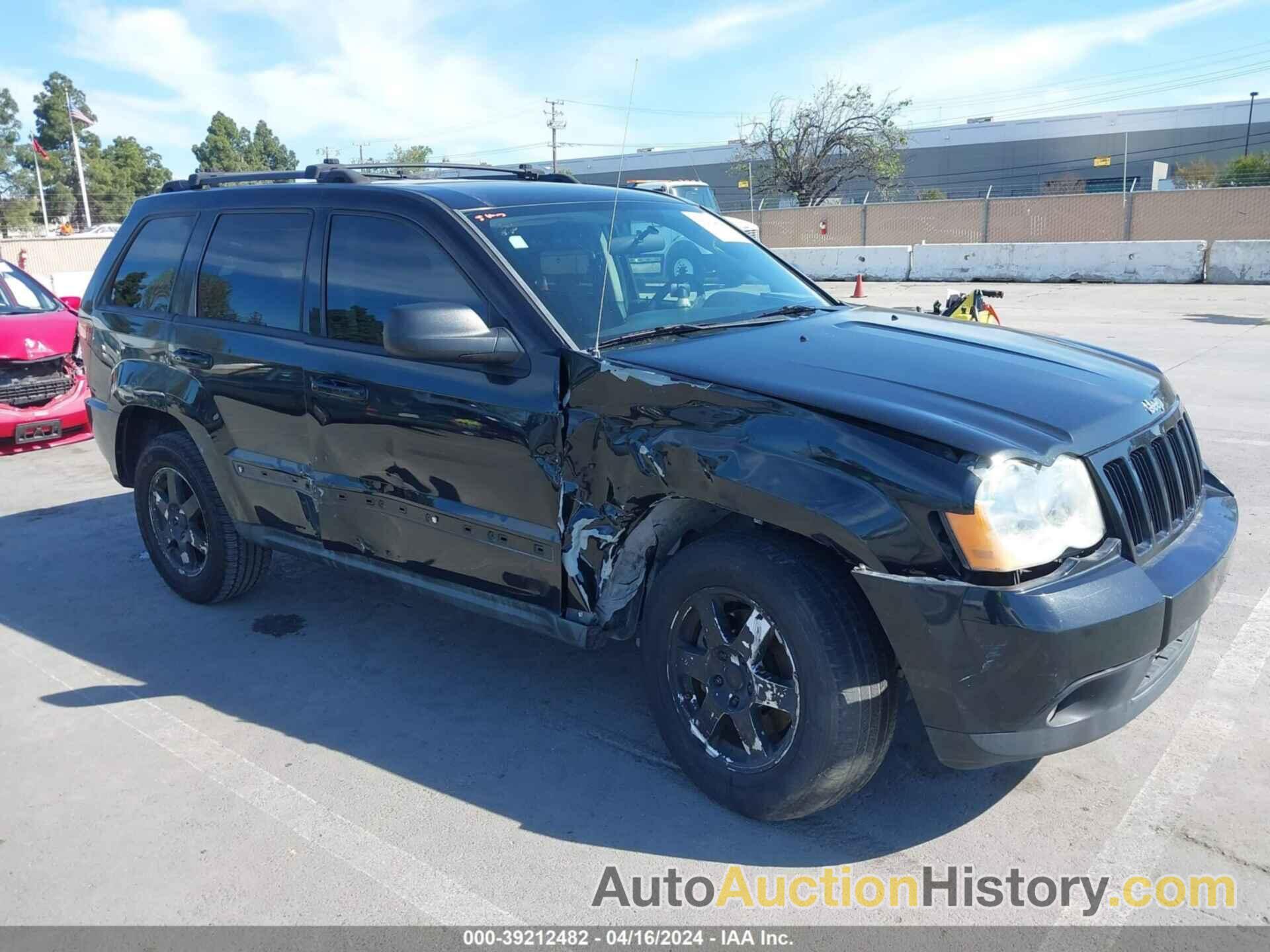 JEEP GRAND CHEROKEE LAREDO, 1J8GS48K08C246569