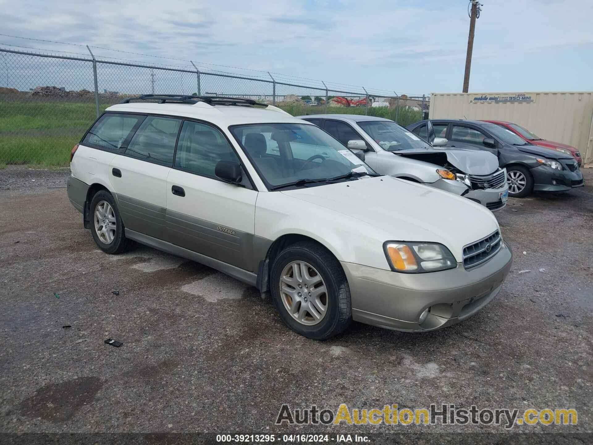 SUBARU OUTBACK OUTBACK, 4S3BH665027648701