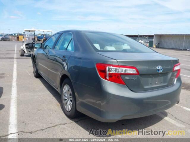 TOYOTA CAMRY HYBRID LE, 4T1BD1FK9CU061299