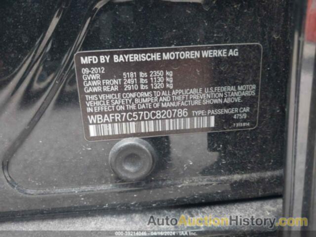 BMW 535I, WBAFR7C57DC820786