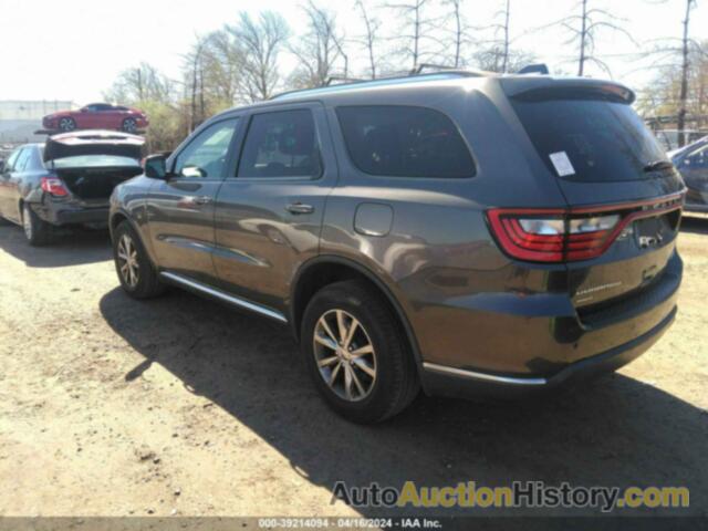 DODGE DURANGO LIMITED, 1C4RDJDGXFC709941