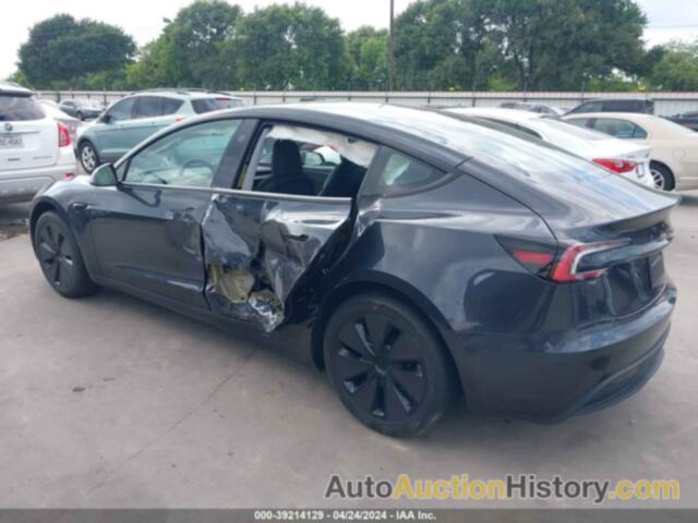 TESLA MODEL 3 REAR-WHEEL DRIVE, 5YJ3E1EA6RF724280