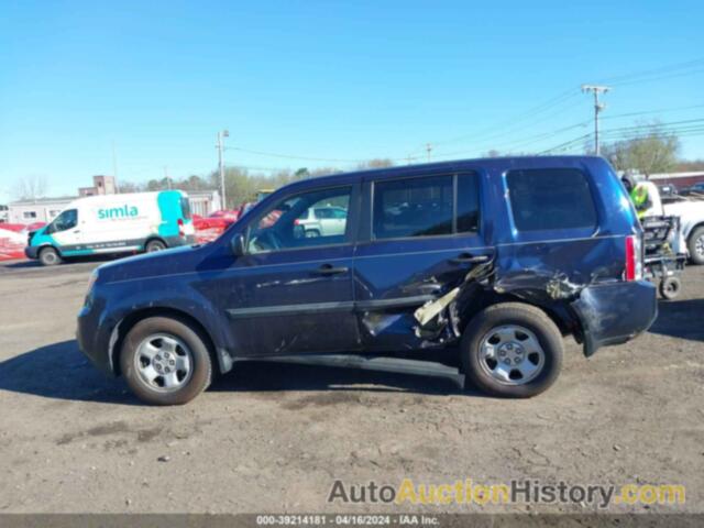 HONDA PILOT LX, 5FNYF4H22EB026350