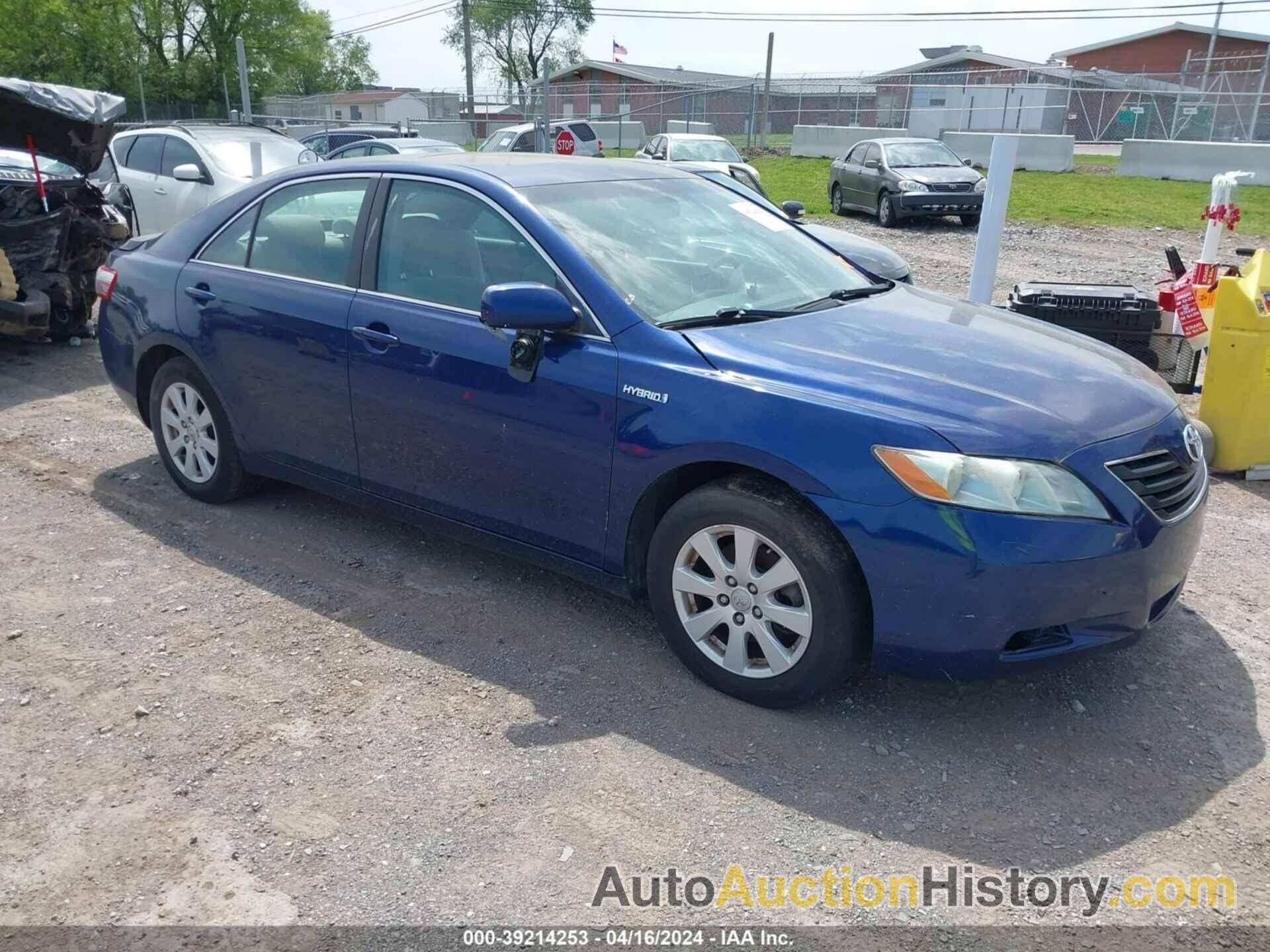 TOYOTA CAMRY HYBRID, 4T1BB46K77U012986