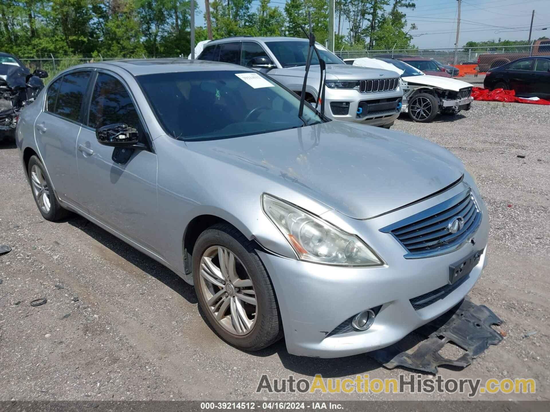 INFINITI G37X, JN1CV6AR1DM764228