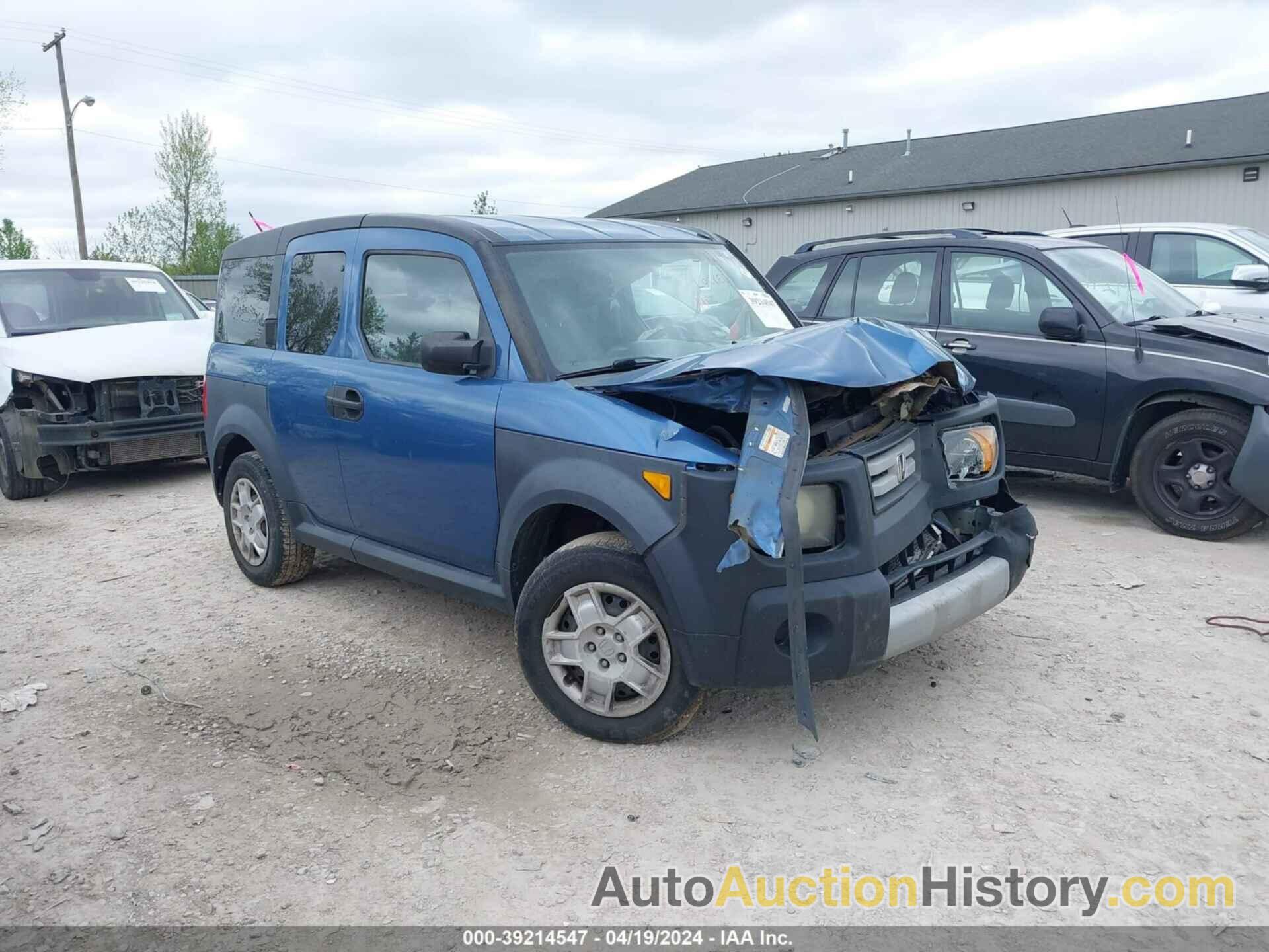 HONDA ELEMENT LX, 5J6YH28318L018596