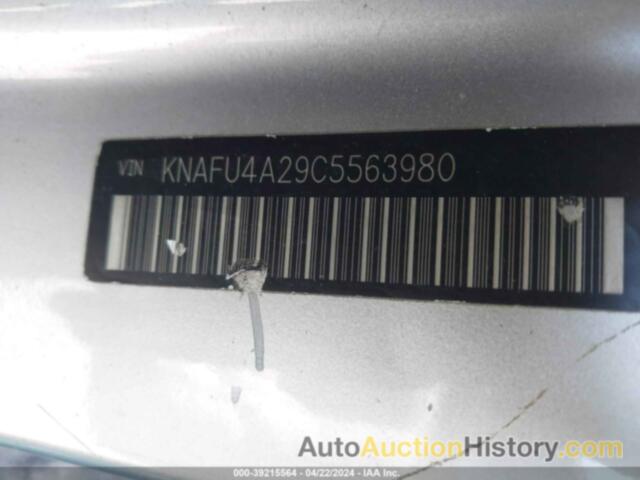 KIA FORTE EX, KNAFU4A29C5563980