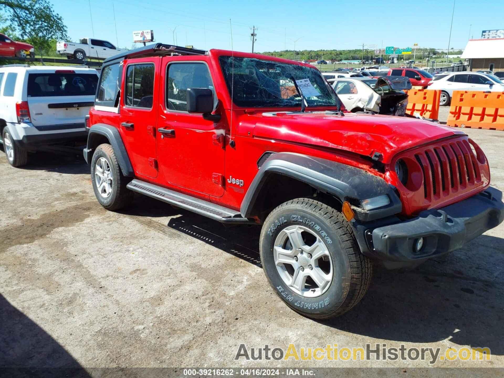 JEEP WRANGLER UNLIMITED SPORT S 4X4, 1C4HJXDG4LW219268