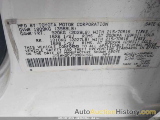 TOYOTA RAV4, JTEHH20V130261561