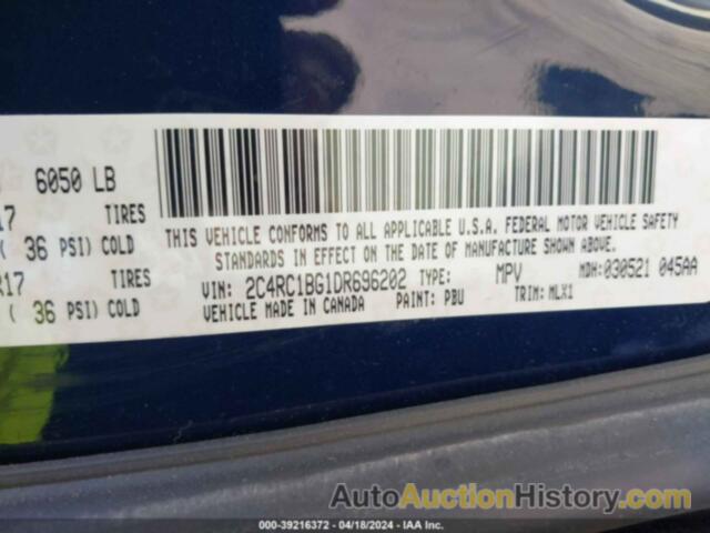 CHRYSLER TOWN & COUNTRY TOURING, 2C4RC1BG1DR696202