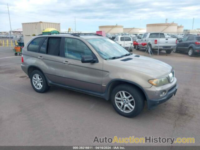 BMW X5 3.0I, 5UXFA13544LU33666