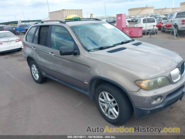 BMW X5 3.0I, 5UXFA13544LU33666