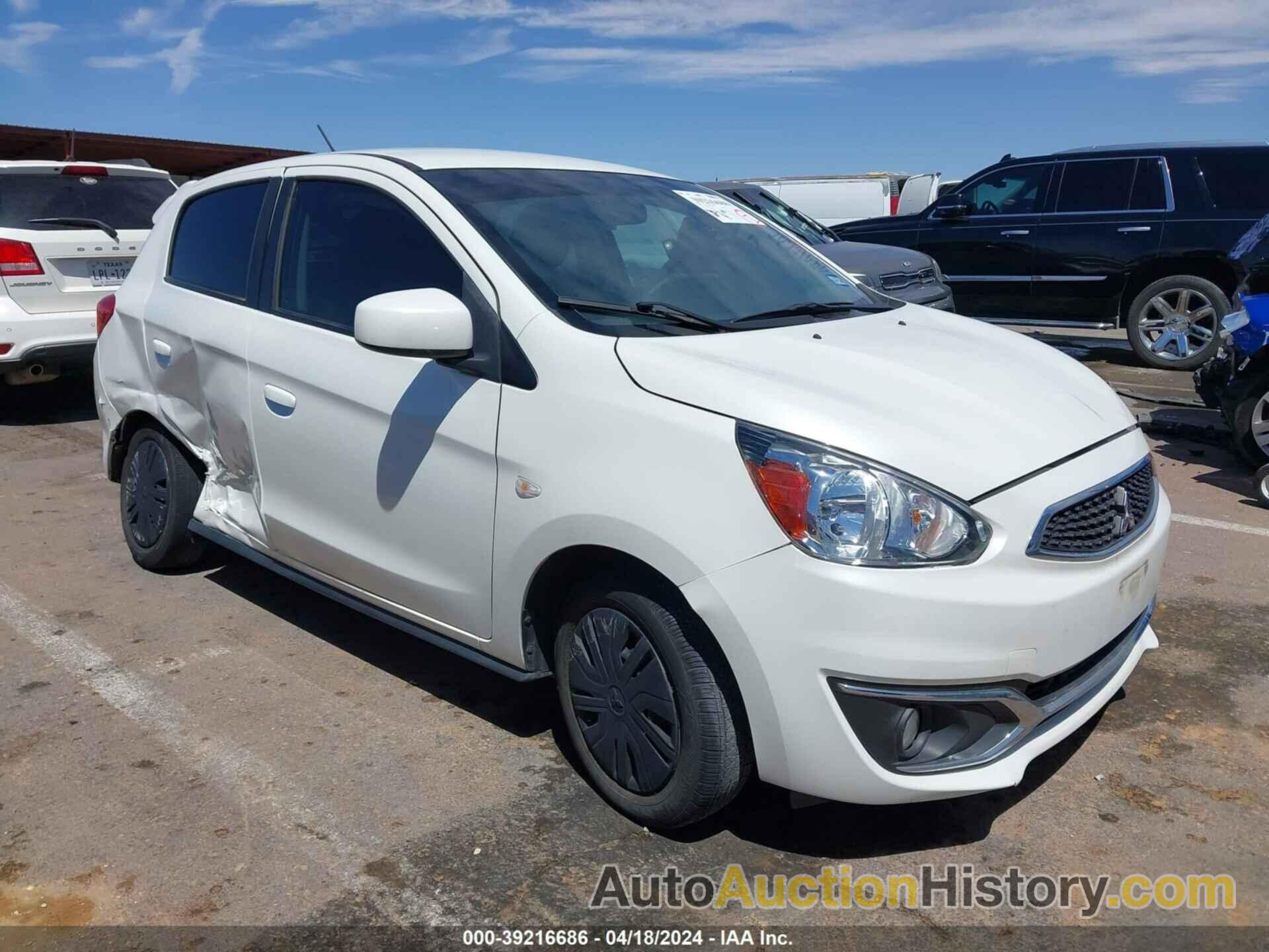 MITSUBISHI MIRAGE ES, ML32A3HJ4JH011318