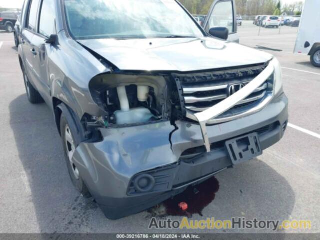 HONDA PILOT LX, 5FNYF4H29CB015360