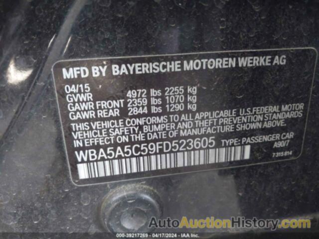 BMW 528 I, WBA5A5C59FD523605