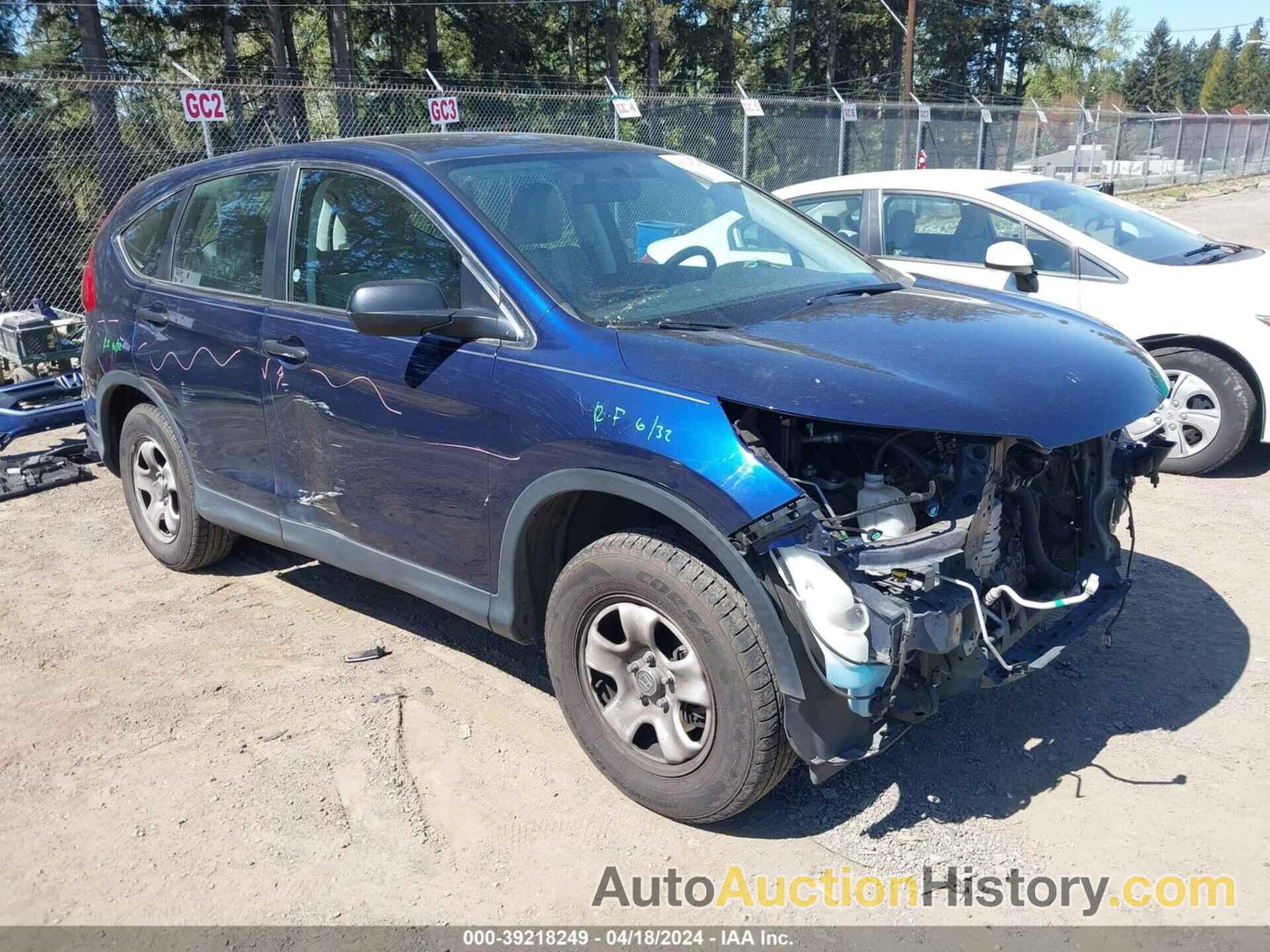 HONDA CR-V LX, 2HKRM4H3XFH633408