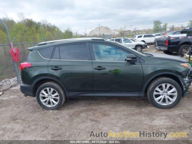 TOYOTA RAV4 LIMITED, 2T3DFREV4DW118790