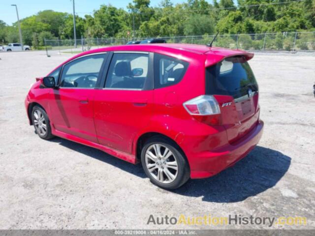 HONDA FIT SPORT, JHMGE88439S074163