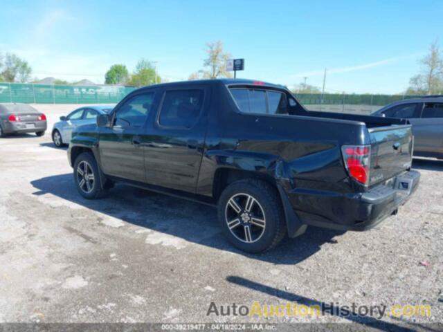 HONDA RIDGELINE SPORT, 5FPYK1F79EB009237