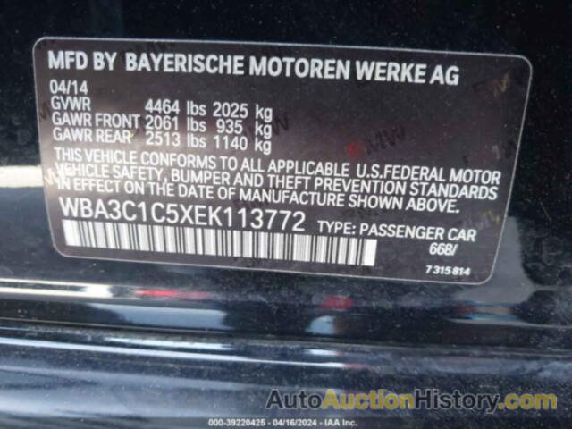 BMW 328I, WBA3C1C5XEK113772