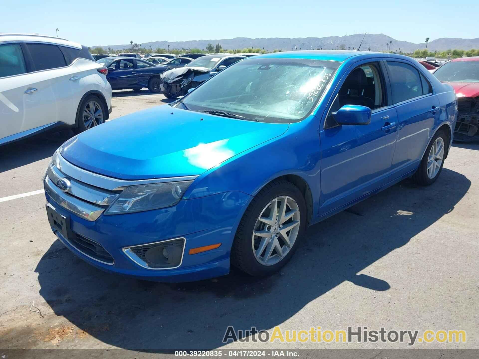 FORD FUSION SEL, 3FAHP0JA8CR138627