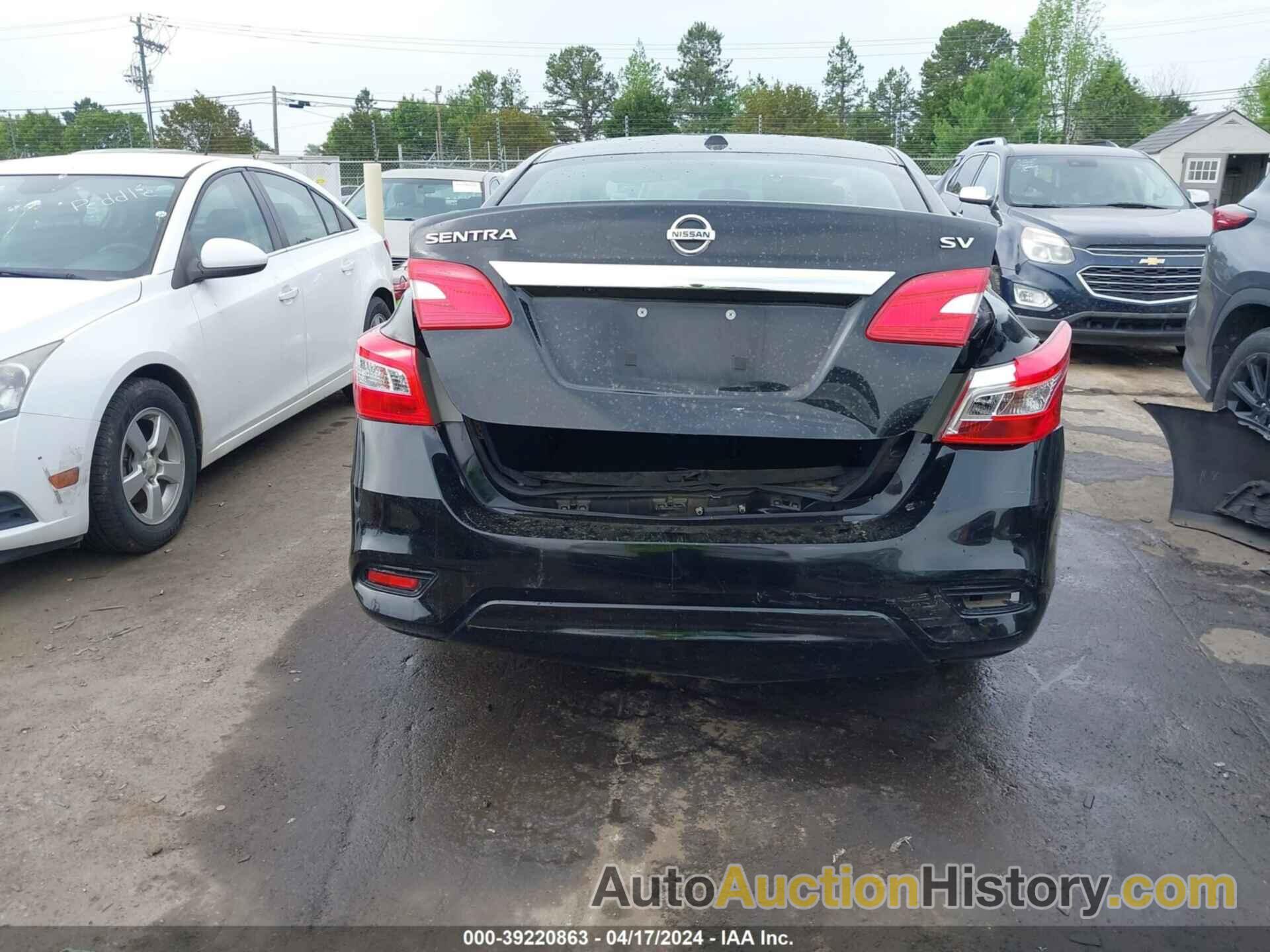 NISSAN SENTRA S/SV/SR/SL, 3N1AB7AP4HL684880