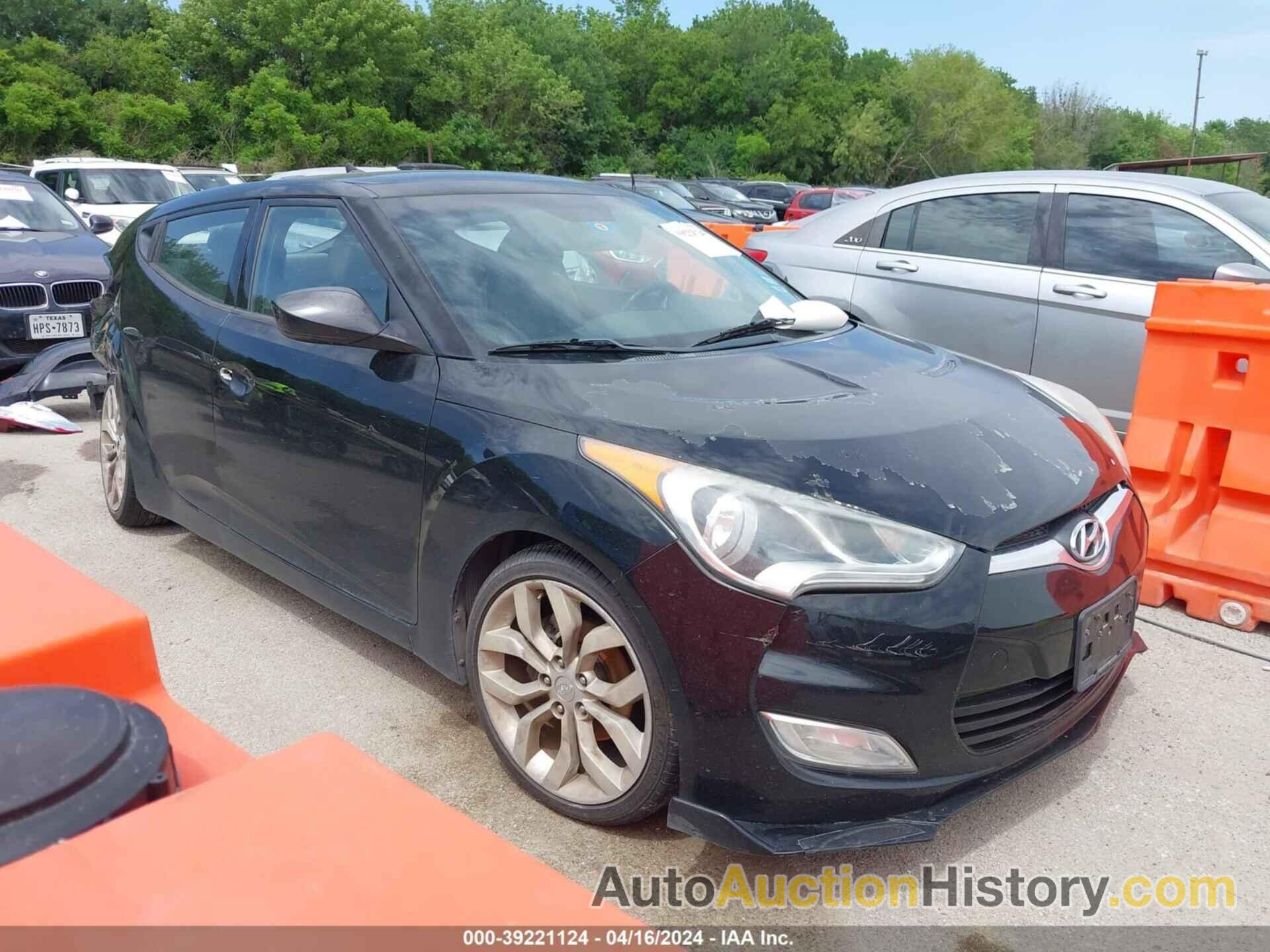 HYUNDAI VELOSTER BASE W/GRAY, KMHTC6AD5CU067081