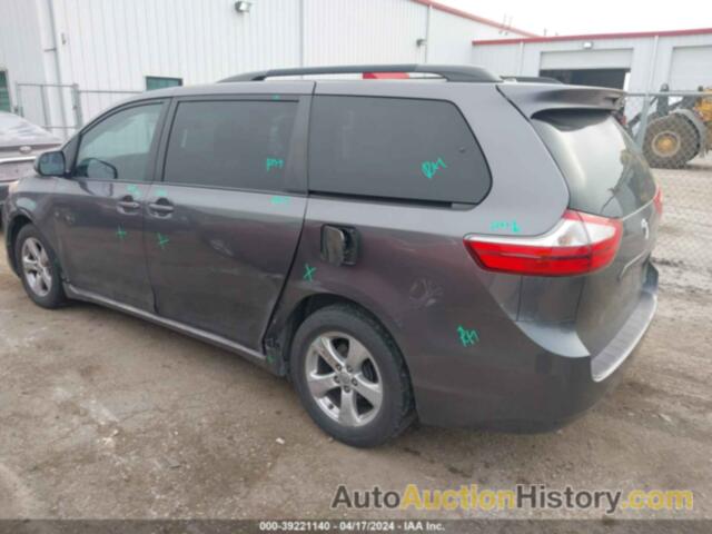 TOYOTA SIENNA LE, 5TDKK3DC7FS588283