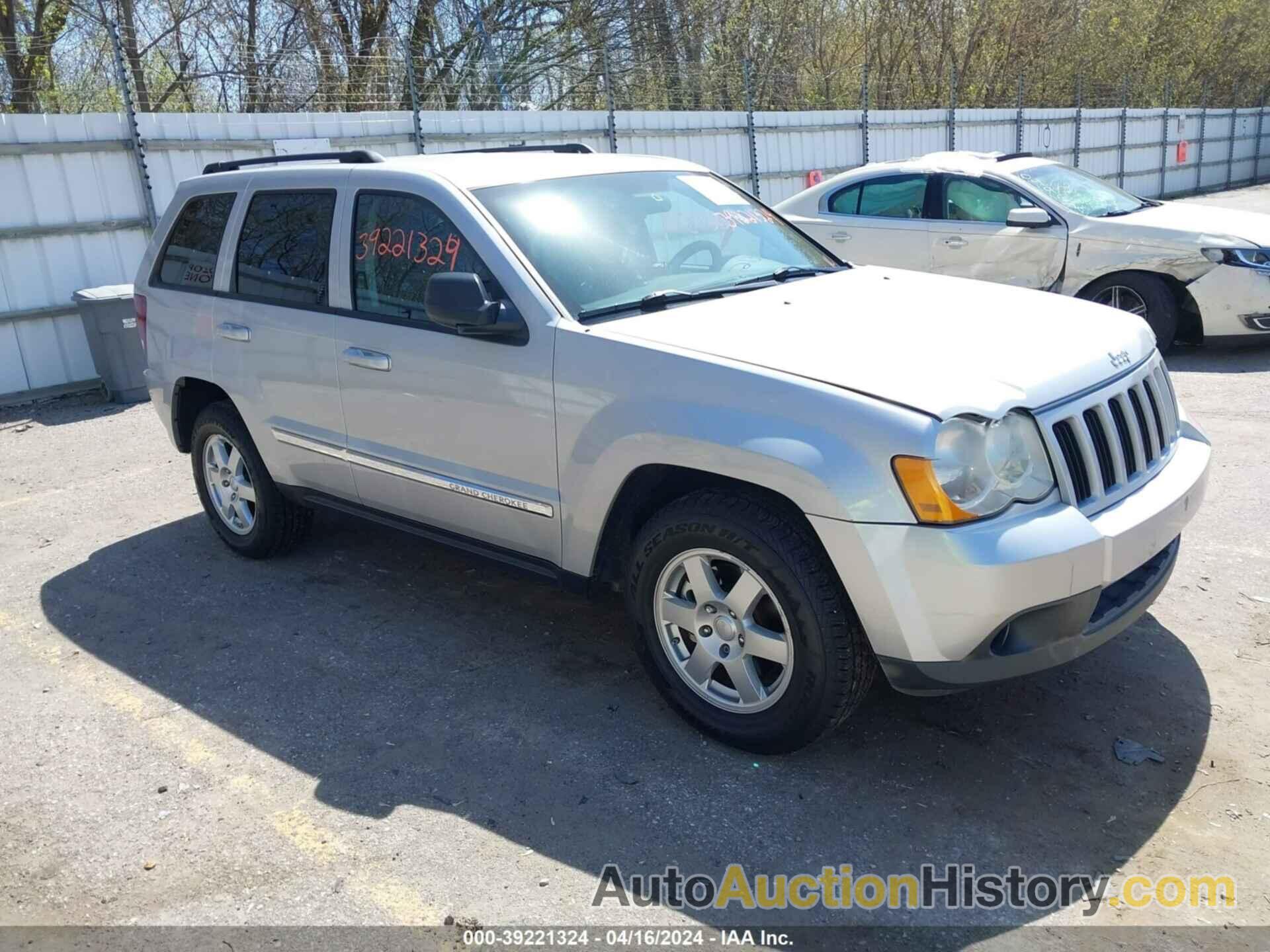 JEEP GRAND CHEROKEE LAREDO, 1J4PR4GK7AC125171