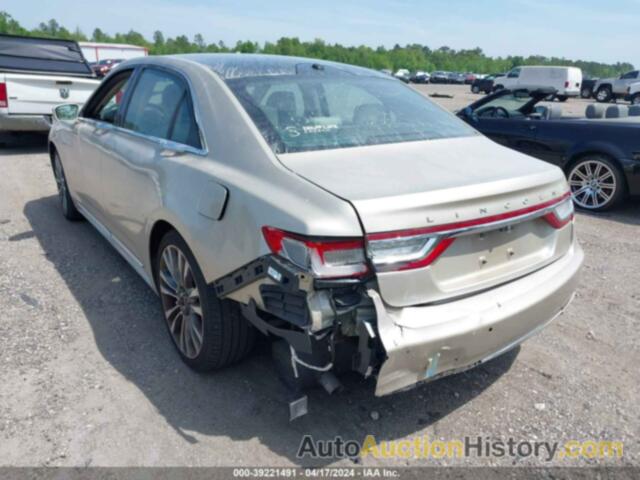 LINCOLN CONTINENTAL SELECT, 1LN6L9SK9H5603124