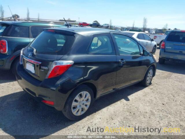 TOYOTA YARIS LE, JTDJTUD37CD500953