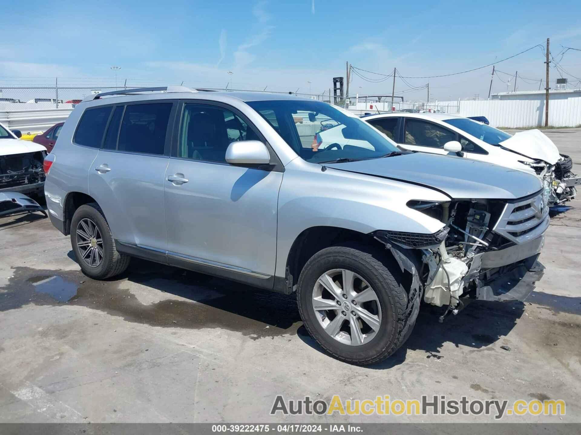 TOYOTA HIGHLANDER, 5TDZA3EH9BS016816