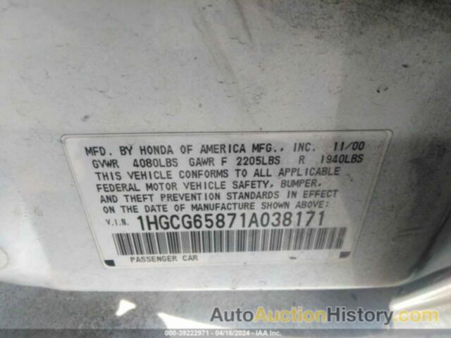 HONDA ACCORD 2.3 EX, 1HGCG65871A038171