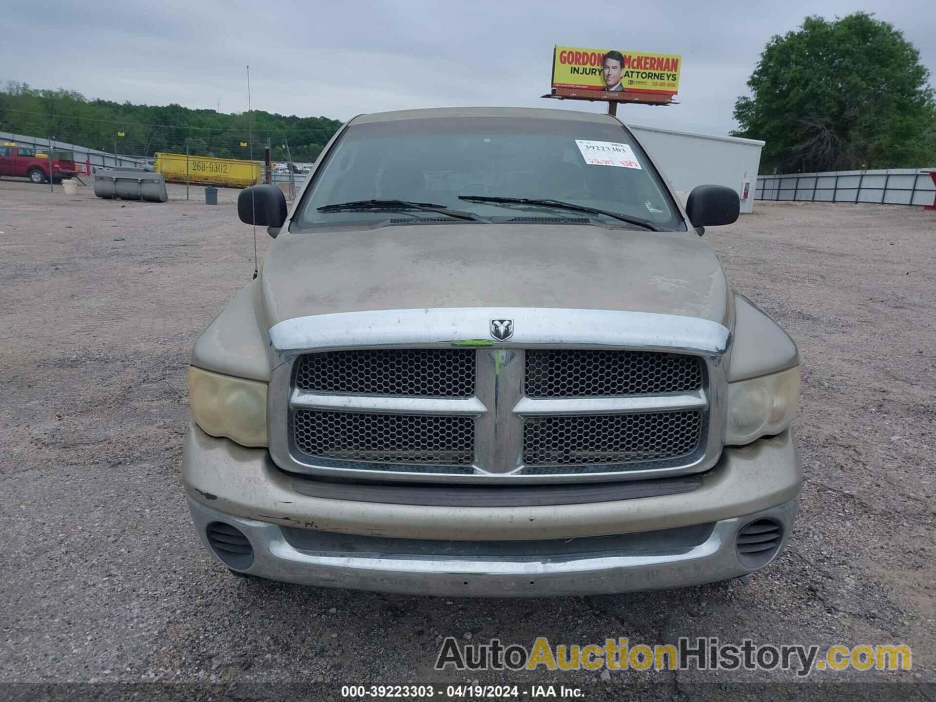 DODGE RAM 1500 ST, 1D7HA18Z82S609701