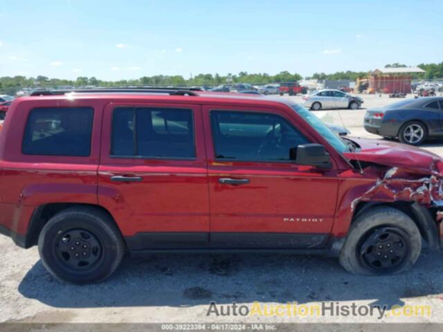 JEEP PATRIOT SPORT, 1C4NJPBB9ED888399