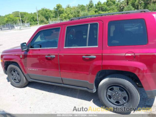 JEEP PATRIOT SPORT, 1C4NJPBB9ED888399